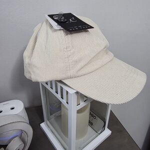Cream Corduroy Cap